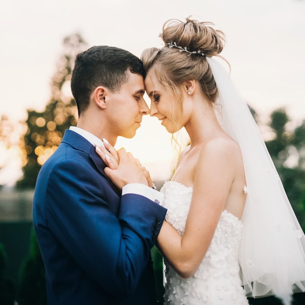 stylish happy bride